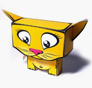 Free Printable 3d Cats Paper Toys Oh My Fiesta In English