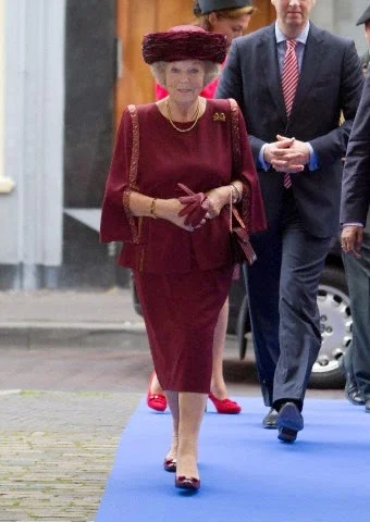 Princess Beatrix attends the Max van der Stoel Award ceremony at the Spaansche Hof in The Hague