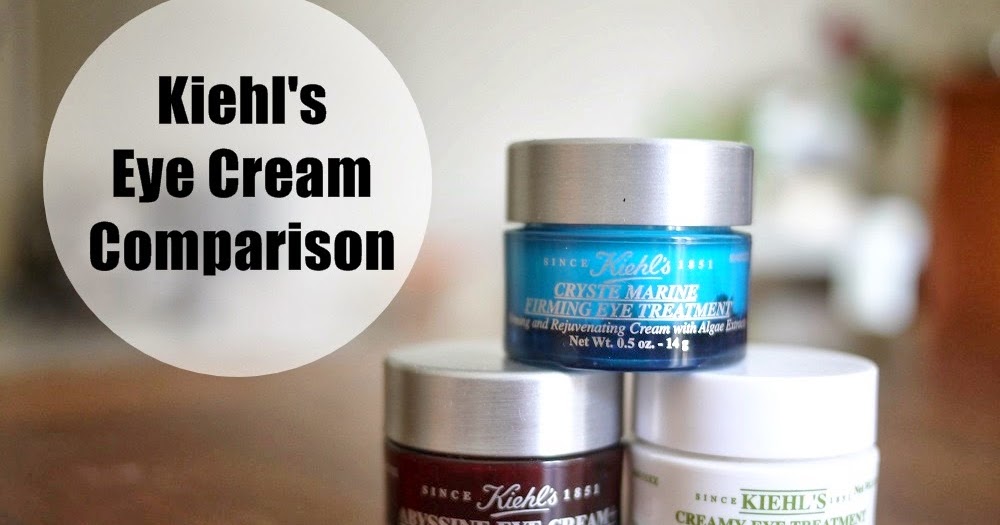 Product Comparison Kiehl's Eye Cream