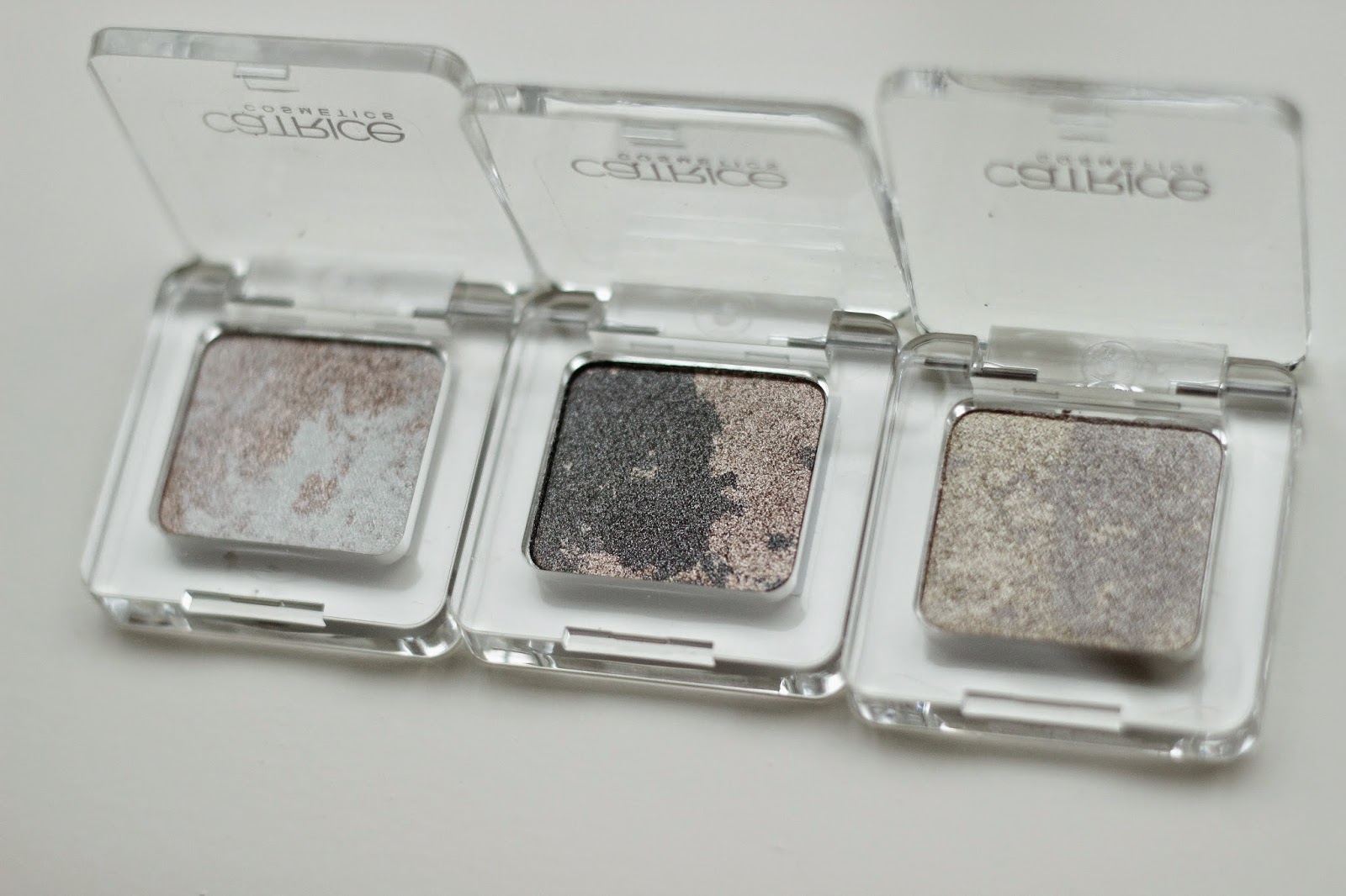 catrice metallure eye shadows mascara topper en liner review swatches full face