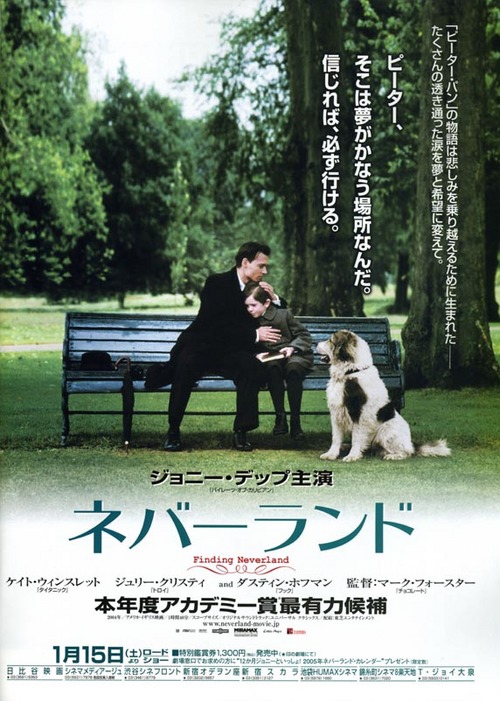Finding Neverland tells the story of how James M Barrie Johnny Depp was 