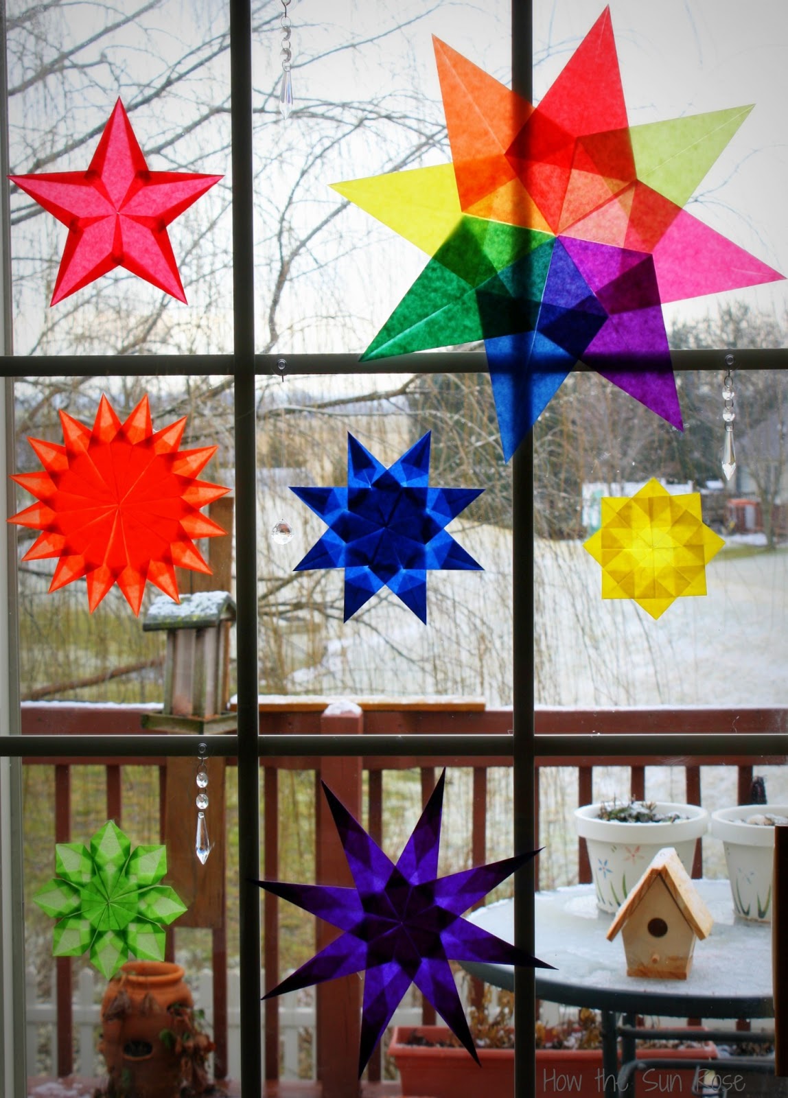 Waldorf Window Stars Kite Paper