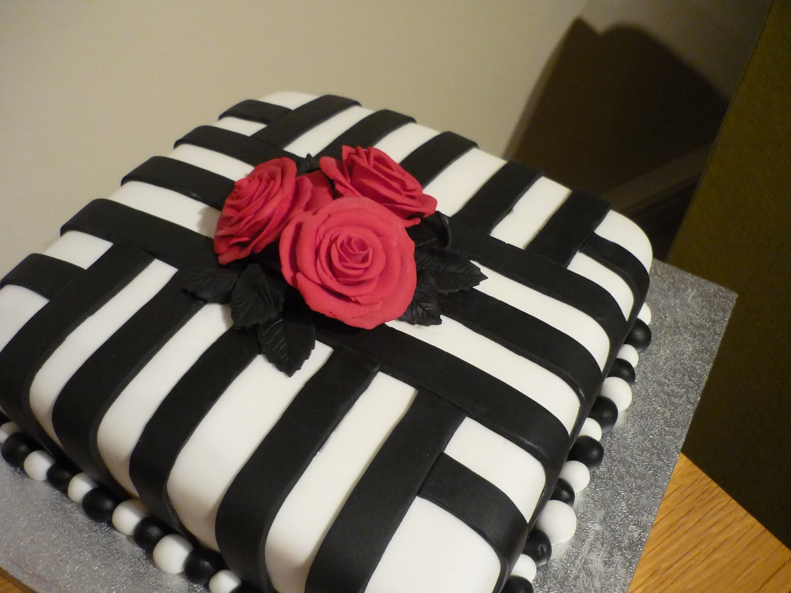 Eat Cakes by Susan Black and white cake