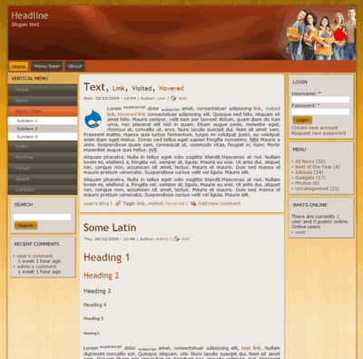 free drupal 7 themes gallery free drupal 7 themes gallery