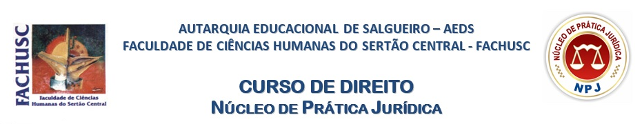 Núcleo de Práticas Jurídicas da FACHUSC