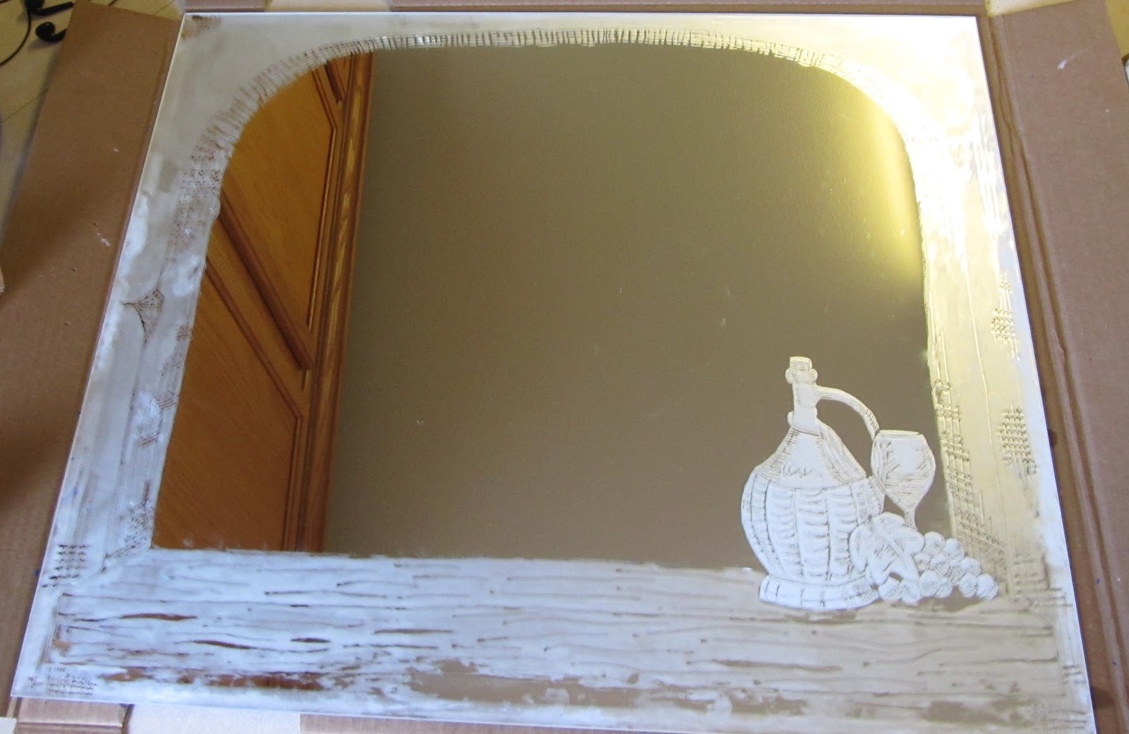 DIY Project Crazy Mirror Etching/Engraving.