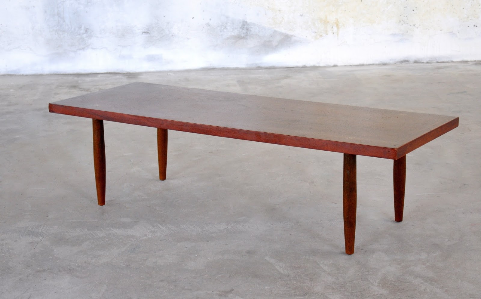 SELECT MODERN: Mid Century Modern Walnut Coffee Table or Bench