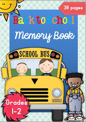 Back to School Memory Book Worksheets and a Freebie Clever Classroom