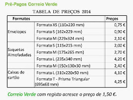 TABELA DE PREÇOS