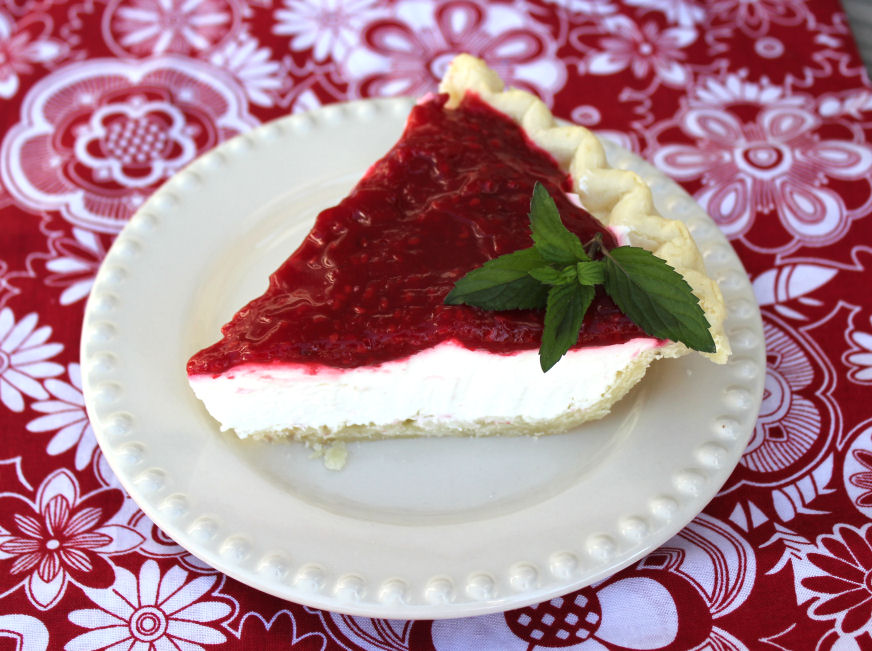 Raspberry Cream Pie Jamie Cooks It Up