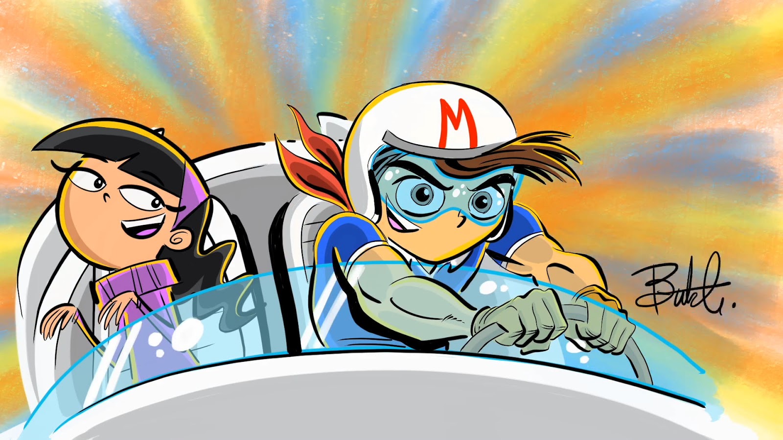 Mifune z Speed Racer jak w bajce Wróżkowie chrzestni