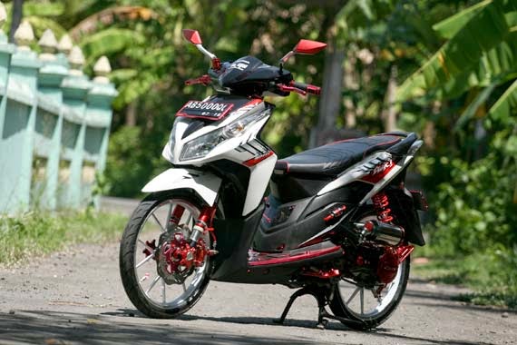 Modifikasi Honda Vario 110cc techno akibat keluarga | Modifikasi