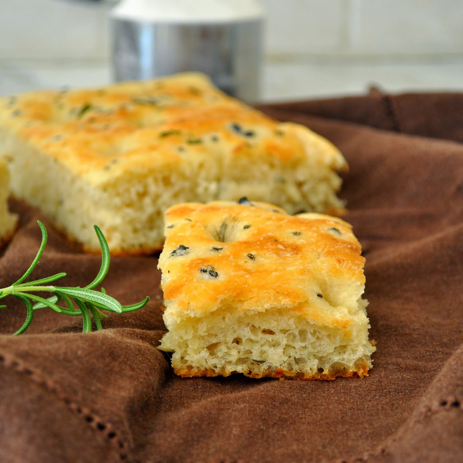 Cooking with Manuela Homemade Traditional Italian Focaccia Bread with