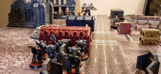 Warhammer 40k battle report - Eternal War - The Four Pillars - 500 points - Night Lords vs Grey Knights Warhammer 40k battle report - Eternal War - The Four Pillars - 500 points - Night Lords vs Grey Knights