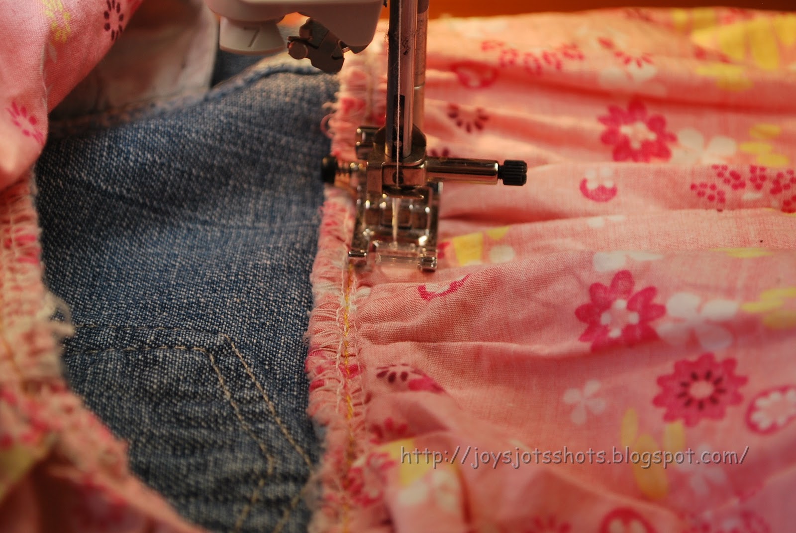 Joy's Jots, Shots & Whatnots Doll Pillow Case Dress from Skirt