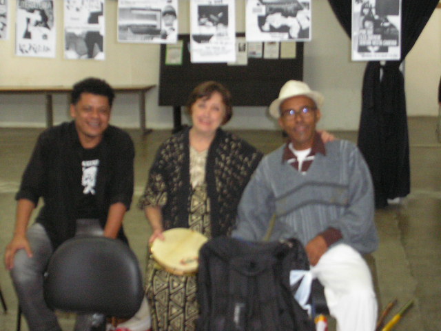 Paulo Almeida, Cecília e Dinho Nascimento