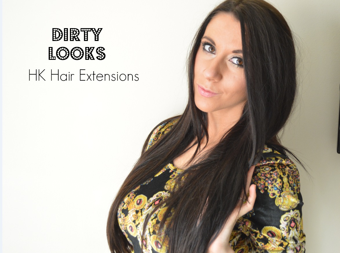 Dirty Looks HK Hair Extensions Review Miss Sunshine and Sparkle