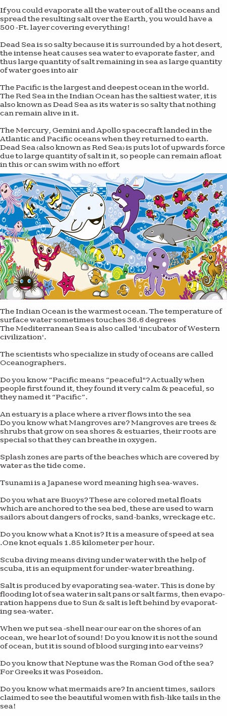 Fun ocean facts for kids