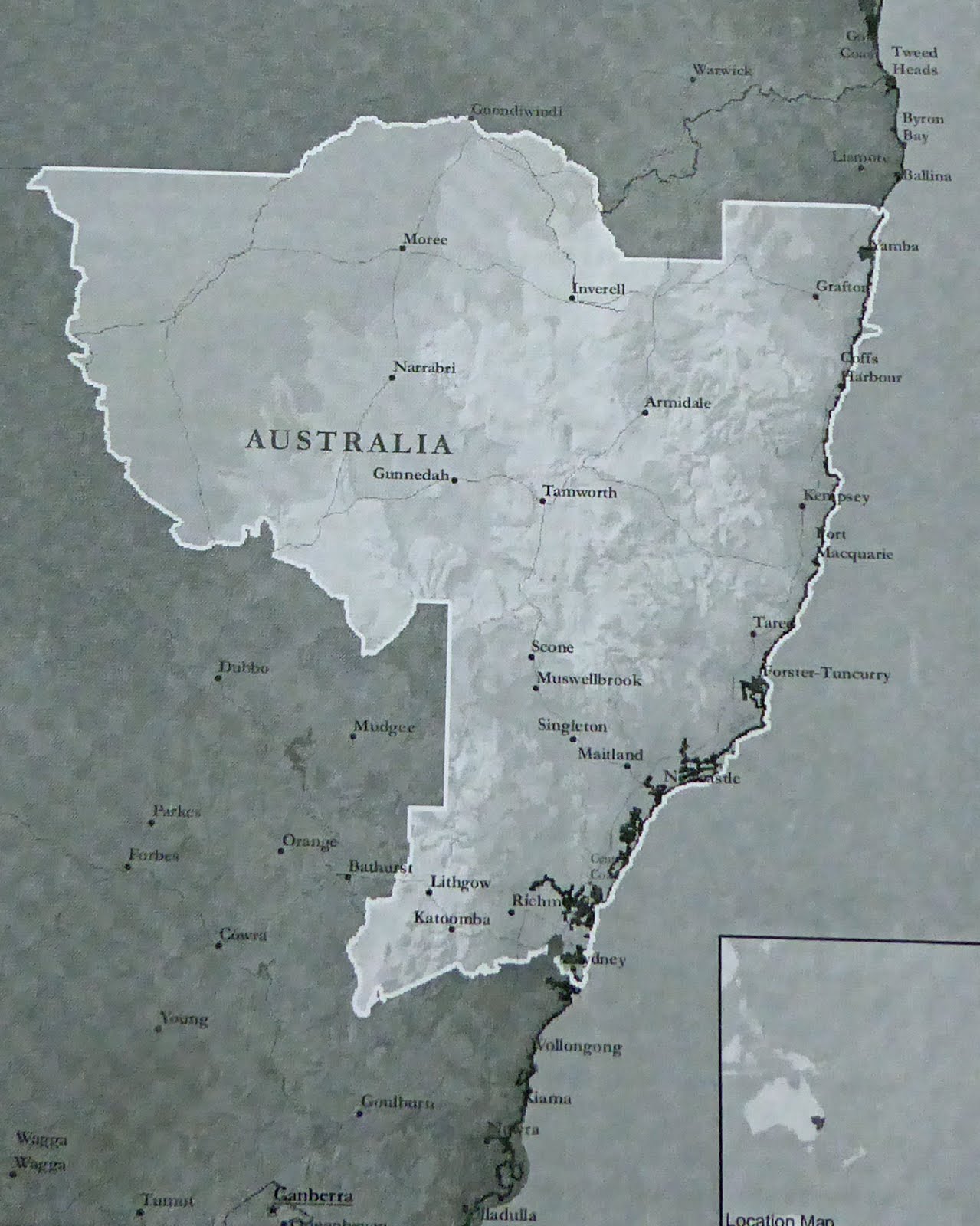 Map of Sydney North Mission