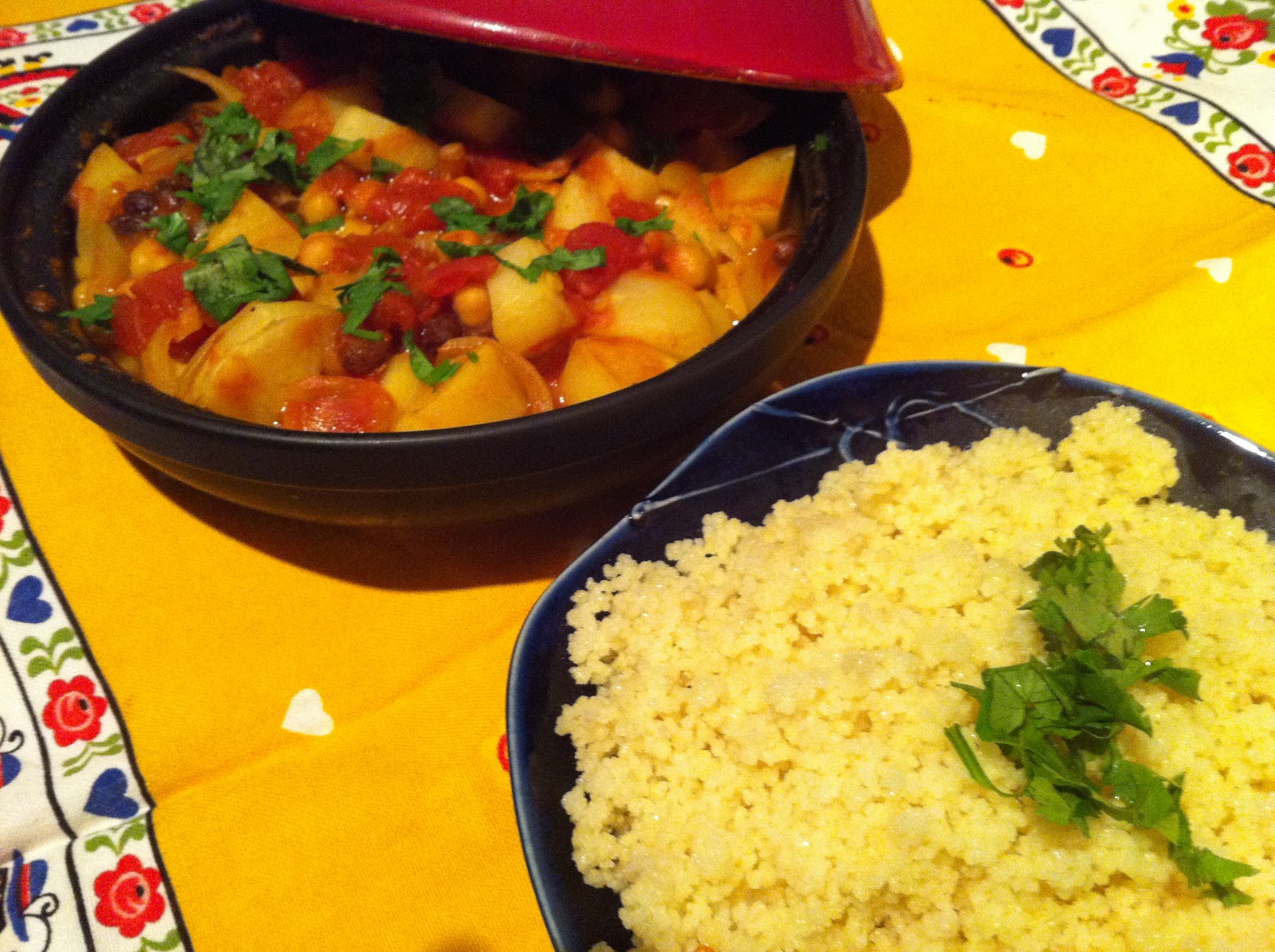 Kirsten's Kitchen of vegan creations Moroccan Vegetable Tagine with