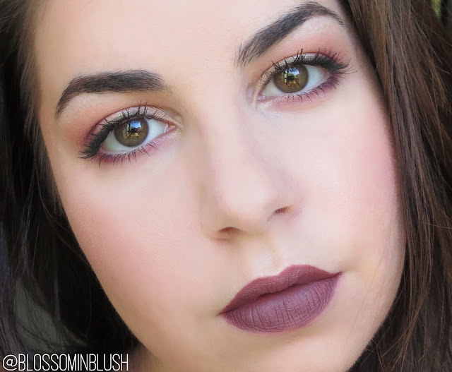 a picture of Burgundy Grunge Fall Makeup Look (ColourPop & Too Faced Star Dust Vegas Nay)