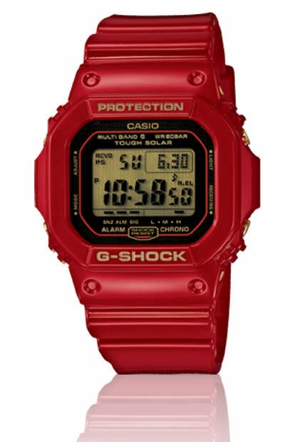 g shock dw red