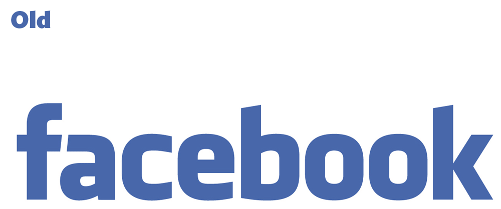 Antes e depois - marca do Facebook
