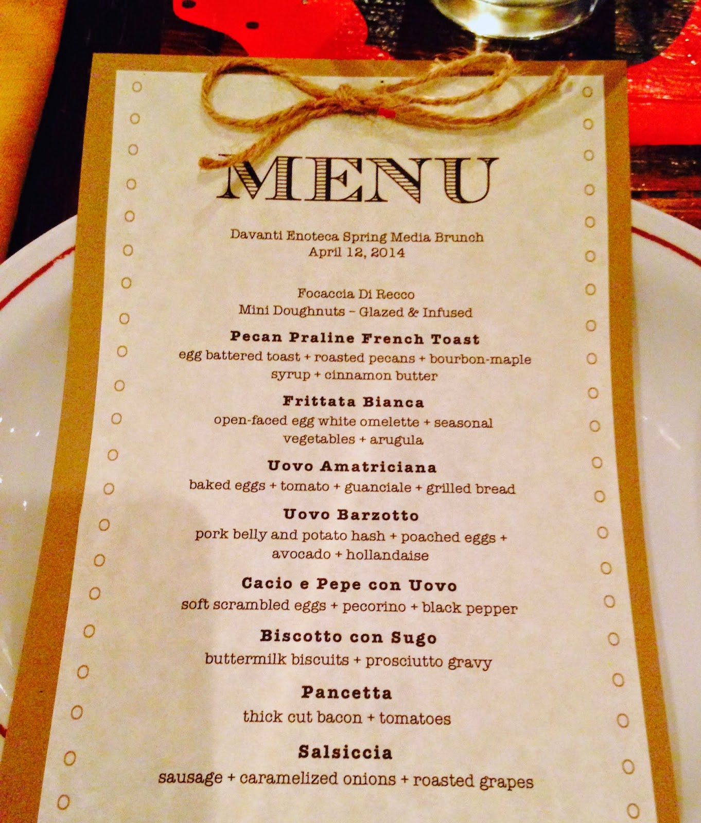 Italian Brunch in River North The Ghost Guest