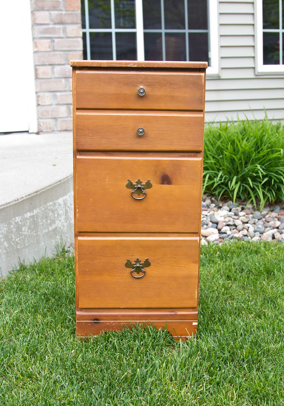 DIY Lady Hacks Refinishing an Old, ThreeDrawer Side Table