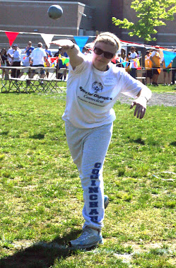 GMSO ATHLETE COMPETES IN THE SHOT PUT