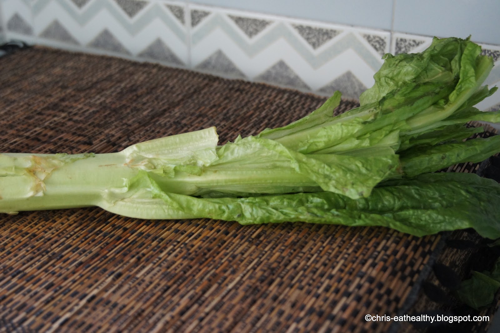chriseathealthy Stem Lettuce StirFry and Salad