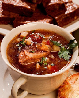 old-fashioned beef-vegetable soup