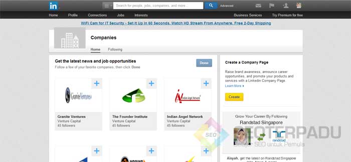 Cara pasang iklan di linkedin