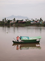 Sampan on the Kuching river