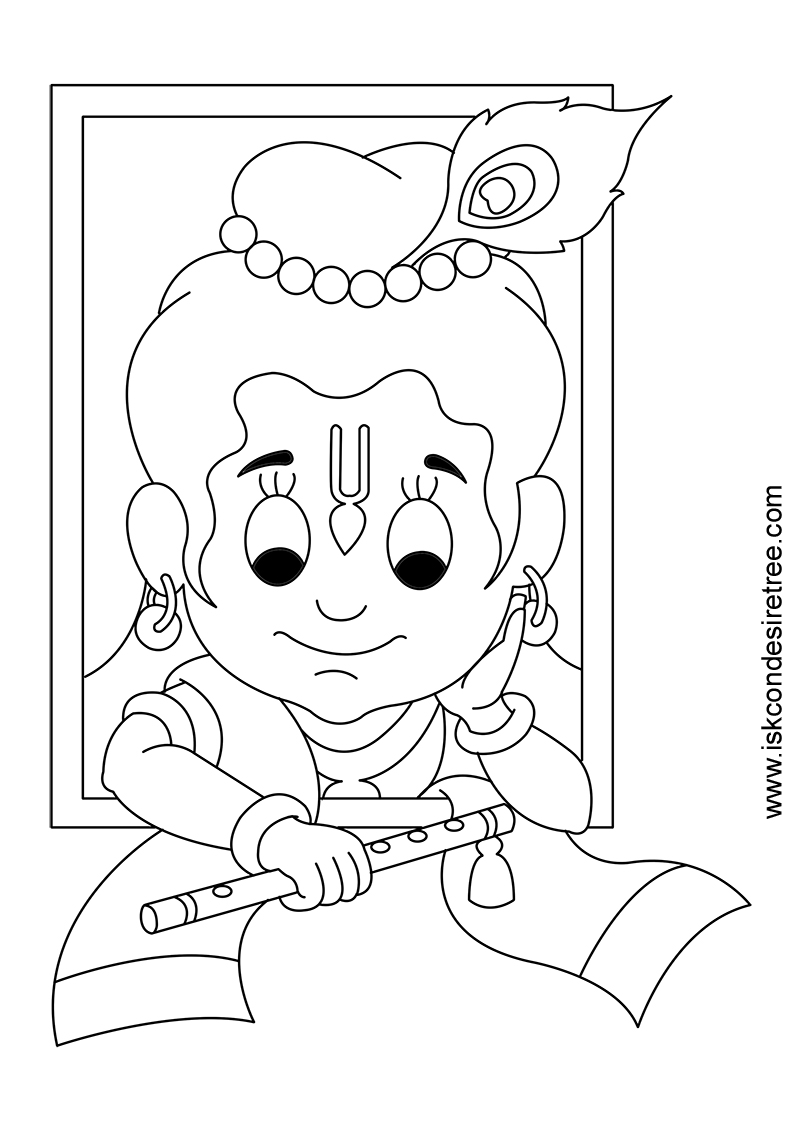 Line Drawing Krishna : Bhagavat chintan das bhikaji cute krishna line drawing