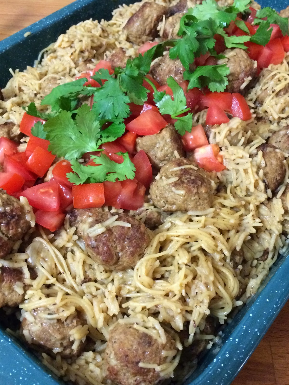 a dash of flavour Lebanese Pork and Veal Meatballs