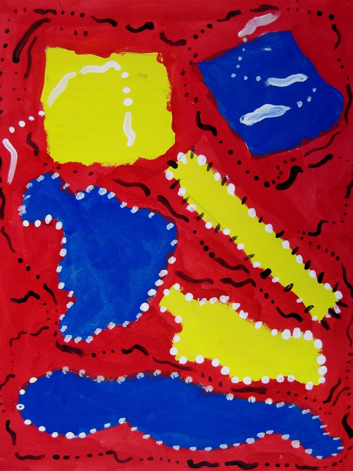 Barstow Art Paintings using Primary Colors