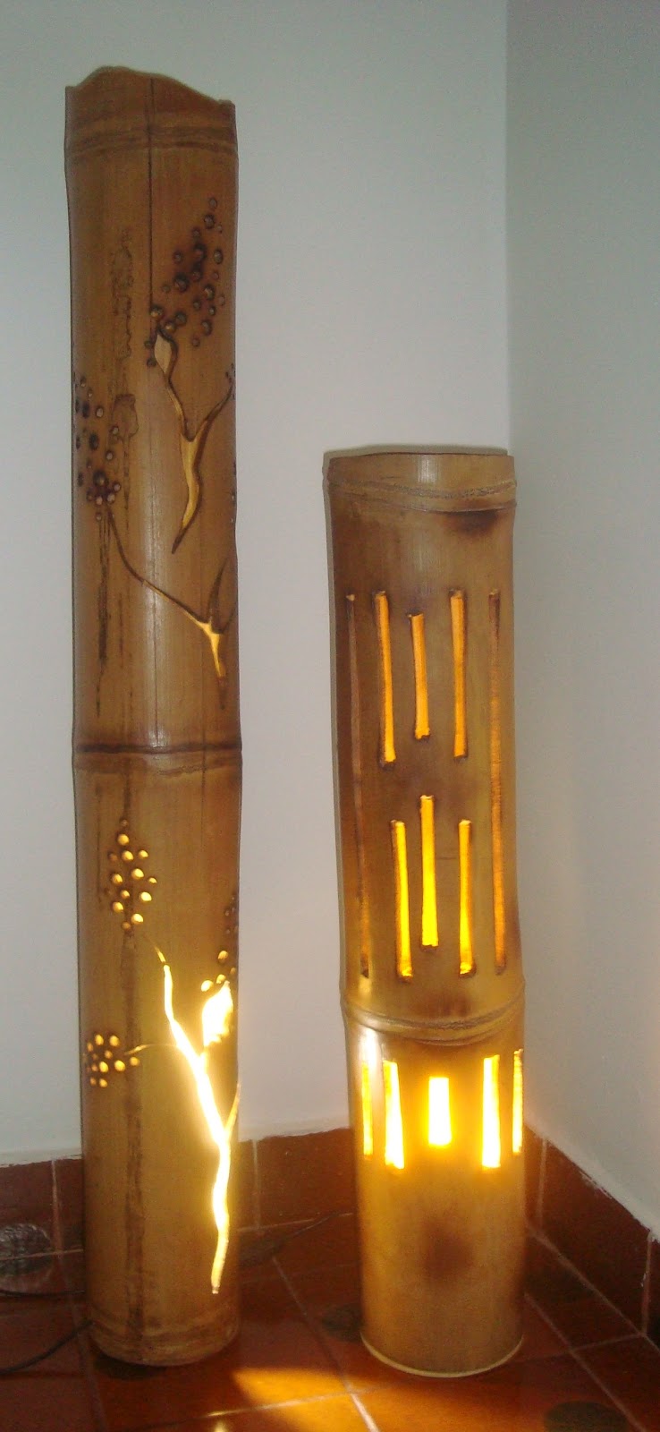 Atelier Varanda Luminárias de Bambu