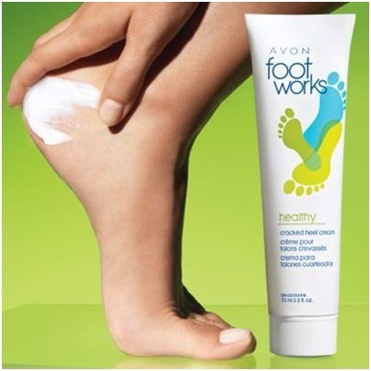 Avon foot works cracked heel cream review - indian beauty forever.