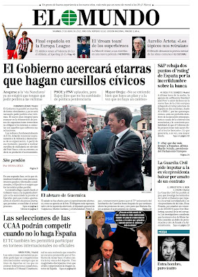 En algo se equivoca el Gobierno en el Plan de Reinserción de asesinos cuando lo aplauden quienes sabotean sistematicamente todas sus iniciativas