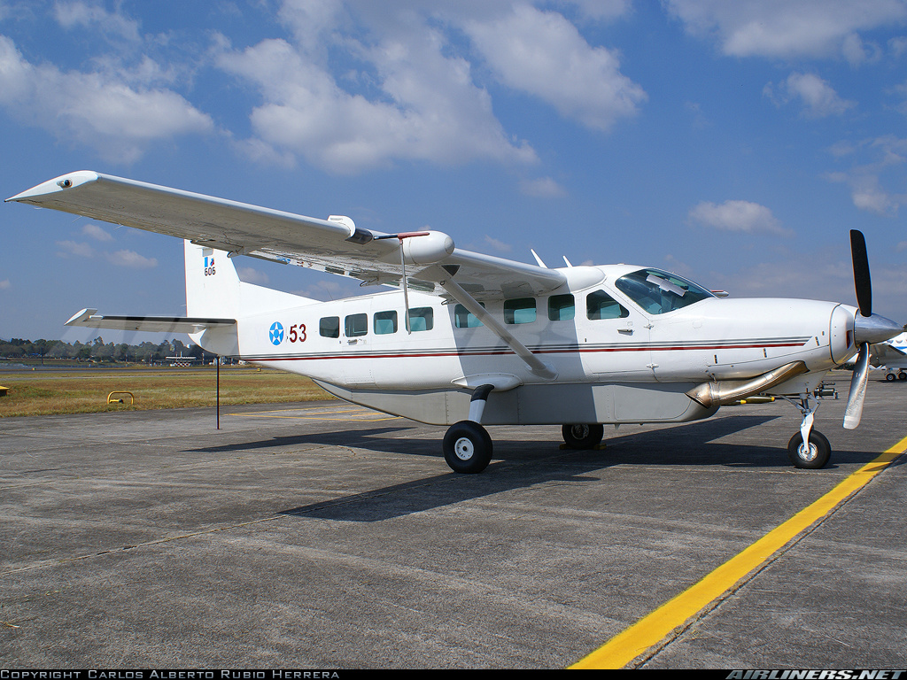 Fuerzas Armadas de Guatemala Cessna+U-27A+Grand+Caravan+(208B)_OCT2008