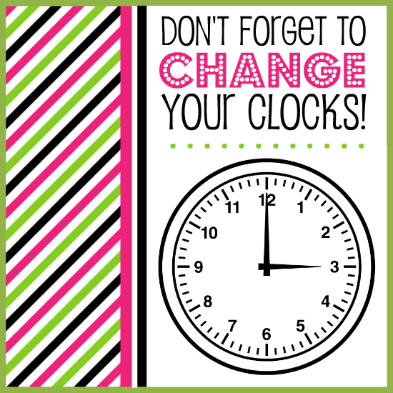 Paper Paint and Pine . . . Don't To Change Your Clocks