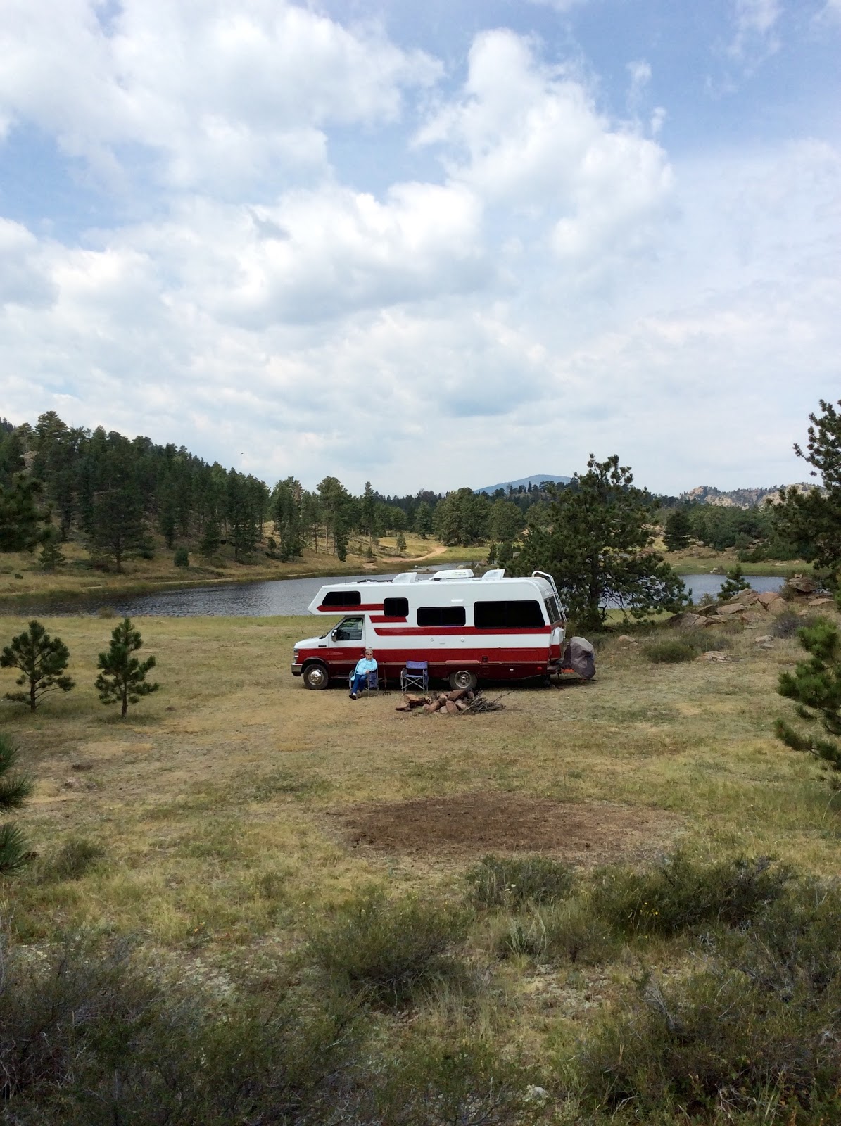 The travels of Ed, Carol and Gopher the dog. Red Feather Lakes