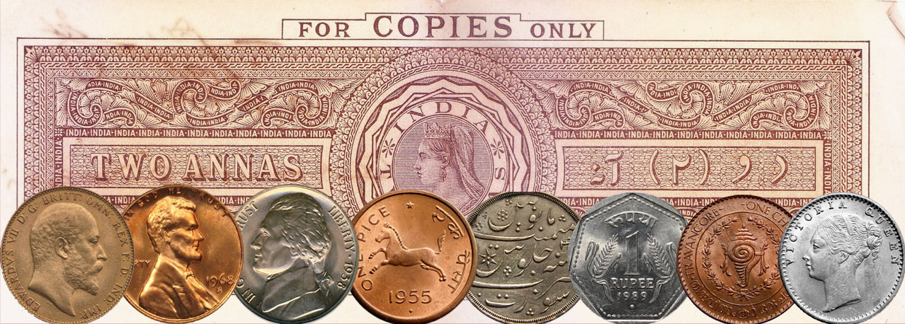 World&#39;s Coins, Banknotes &amp; Stamps