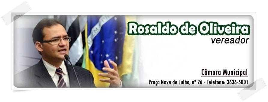 Vereador Rosaldo de Oliveira