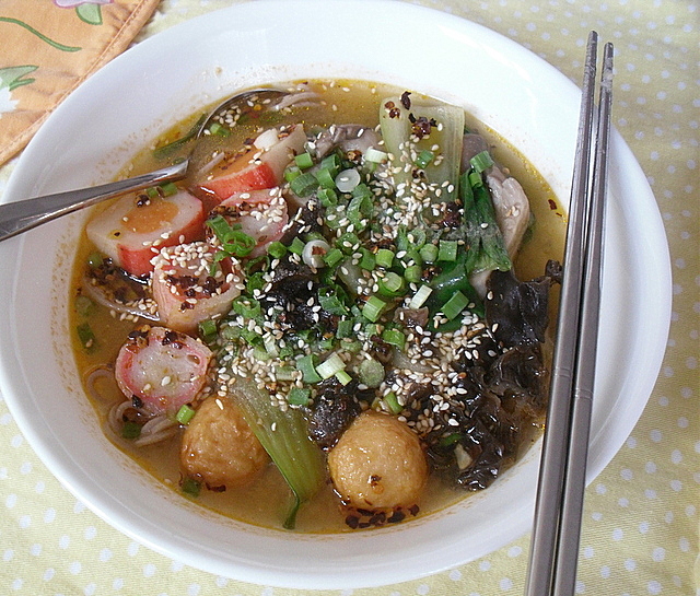 Little Corner of Mine Spicy Miso Buckwheat Noodle Soup