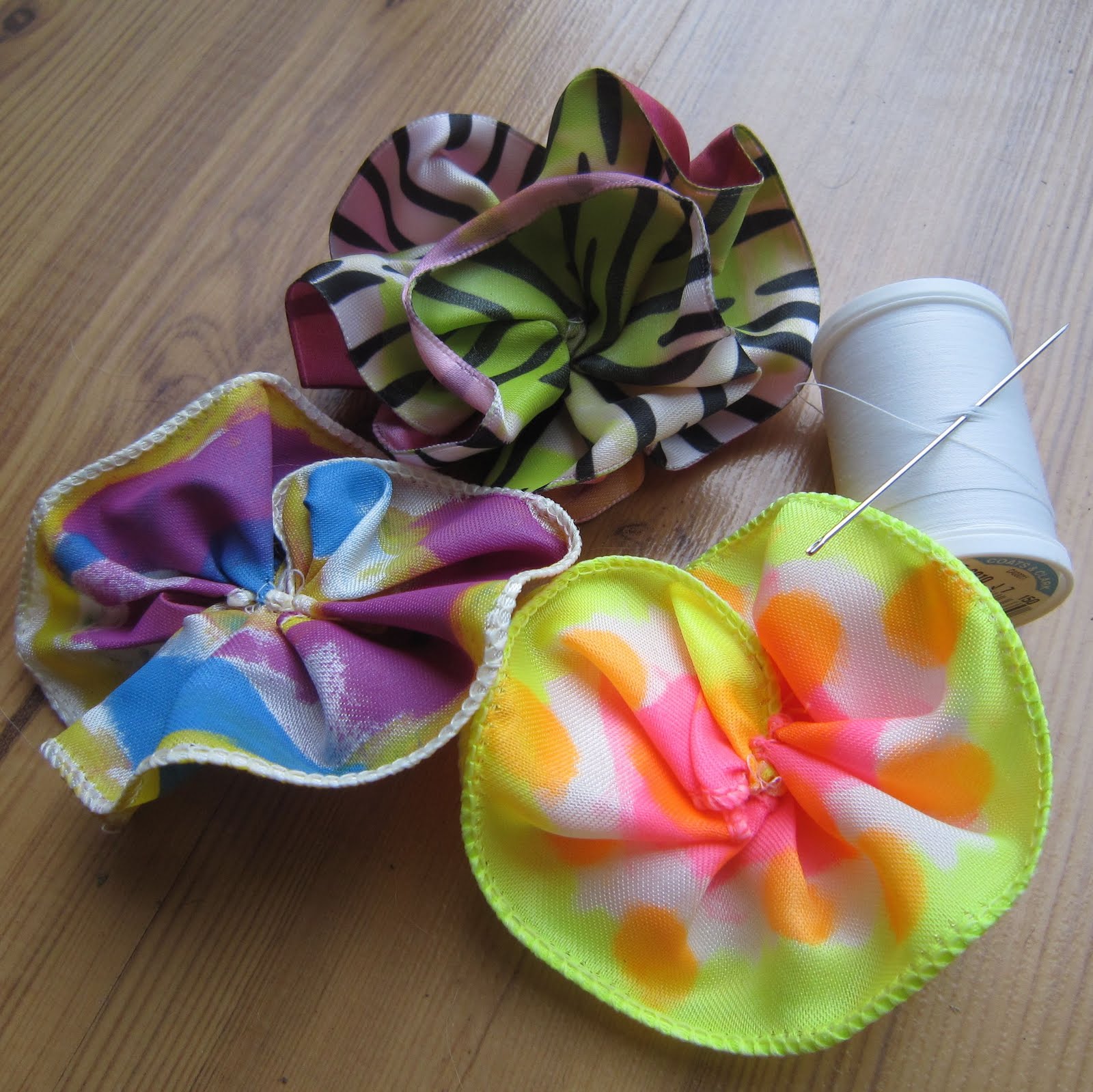 I Love to Create Ribbon Flower Jewelry Jennifer Perkins