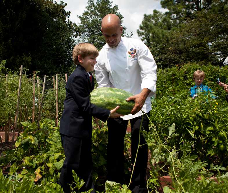 White House Garden With Executive Chef