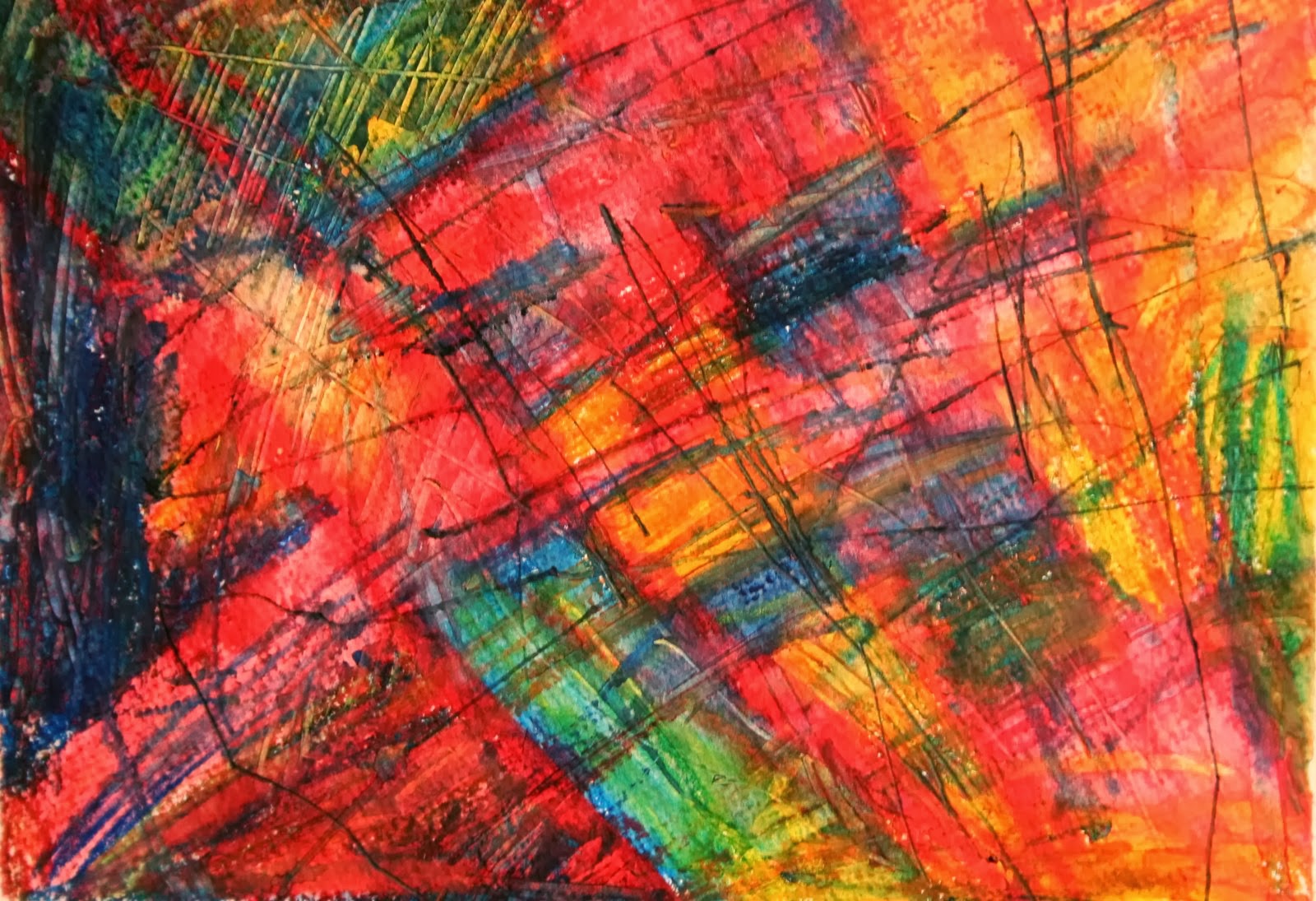 Darrell WahlstromAbstract ArtistColorist Watercolor Crayon and