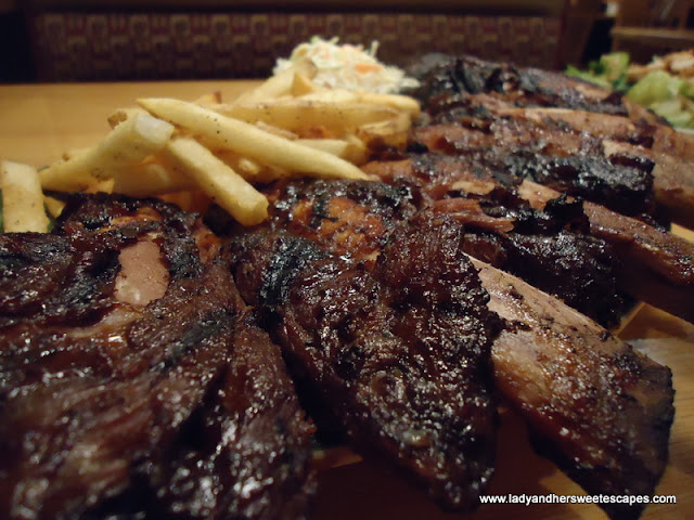 Duoble-glazed beef rack ribs